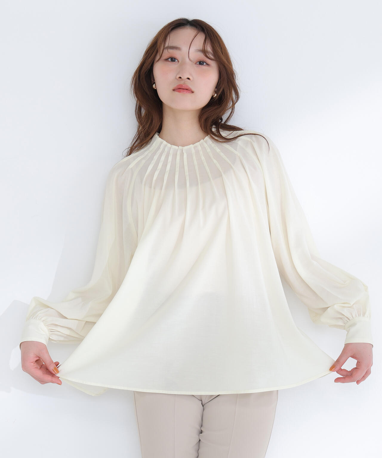ナチュラルビューティーベーシック‧✧̣̥̇‧ブラウス NATURAL BEAUTY BASIC（ナチュラルビューティーベーシック）の「【VERY