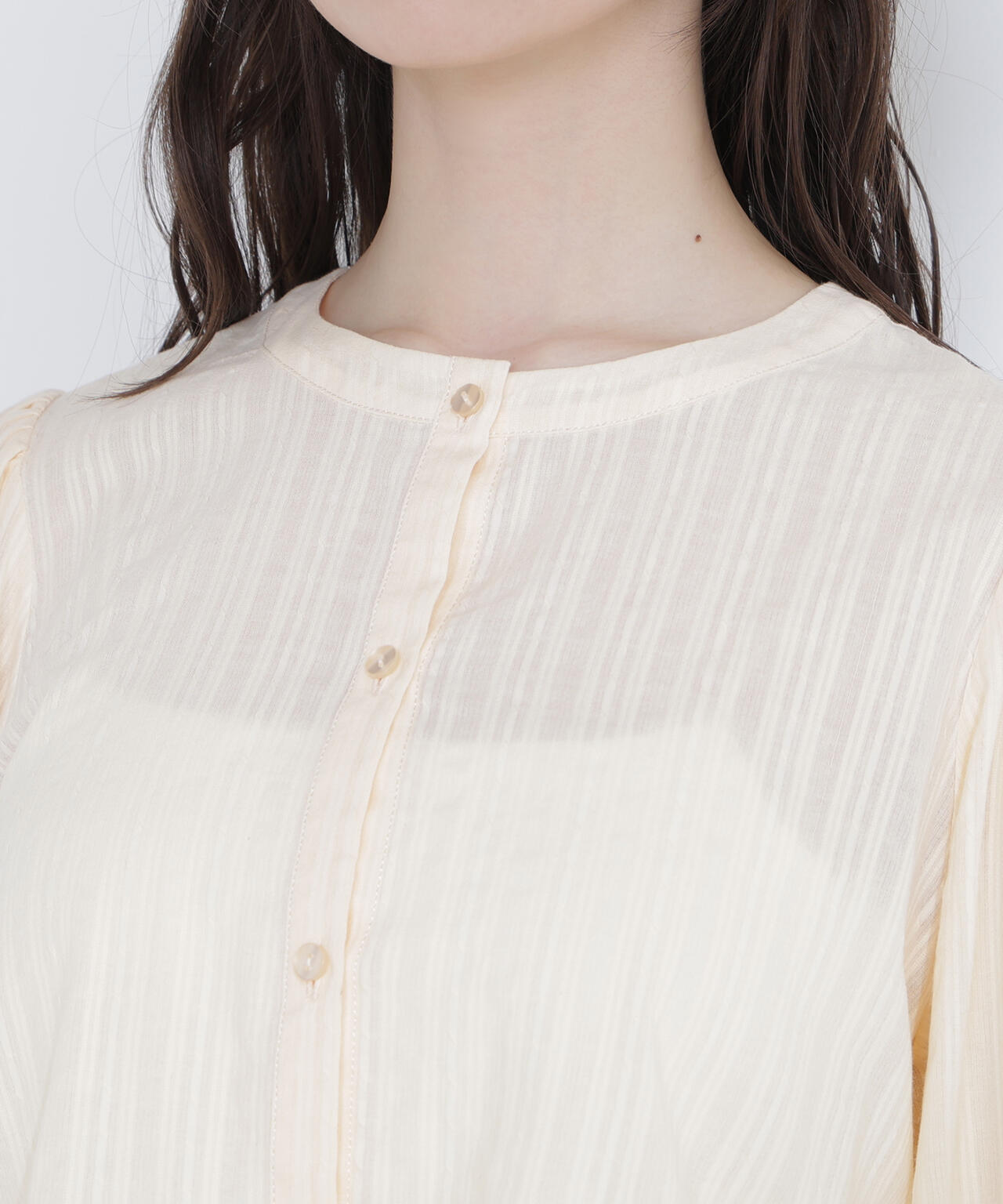 レースカフスブラウス