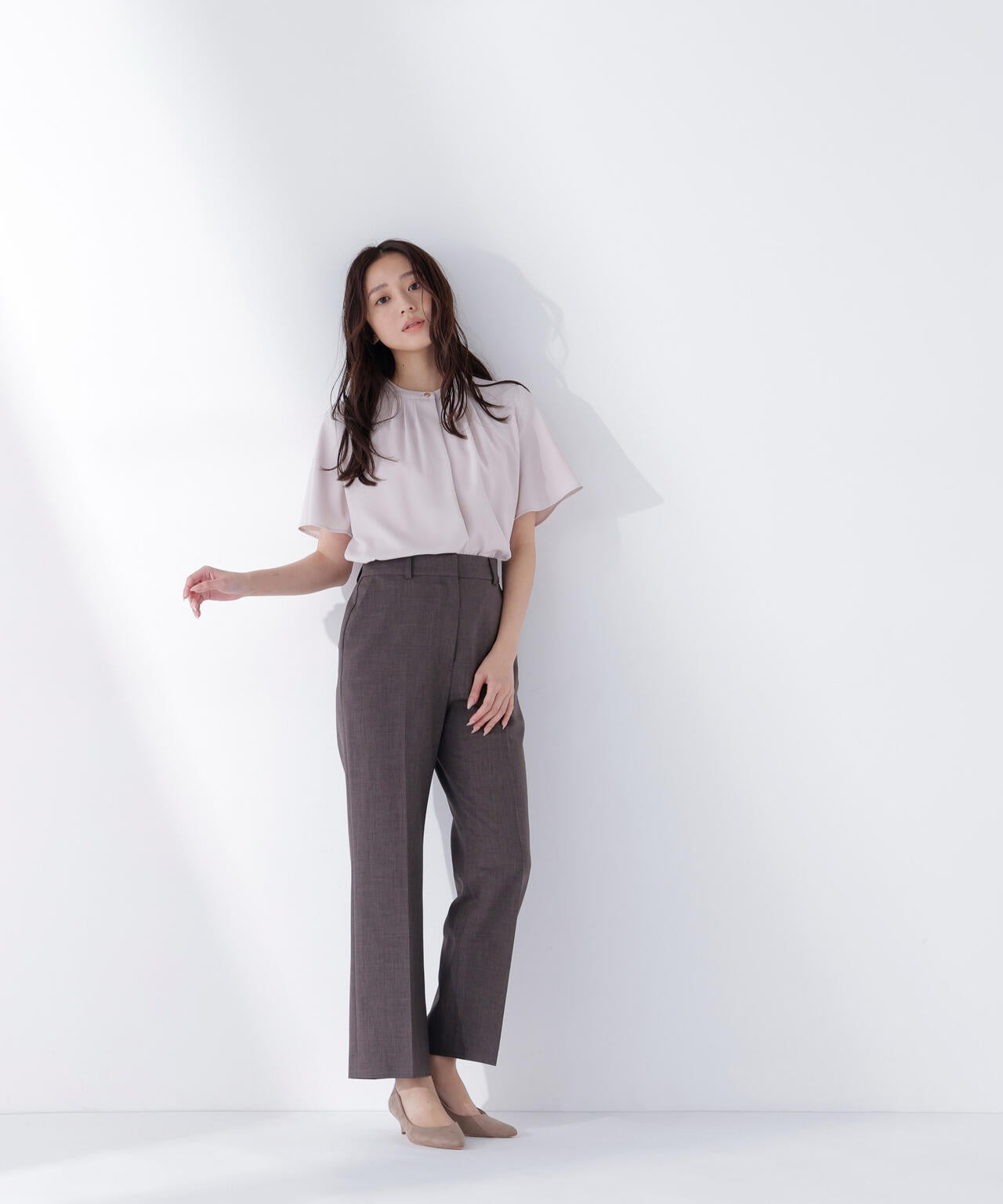 新品 ◎ NATURAL BEAUTY BASIC フレアスリーブブラウス 白 NATURAL BEAUTY BASIC｜楊柳フレアスリーブブラウス | Rakuten Fashion