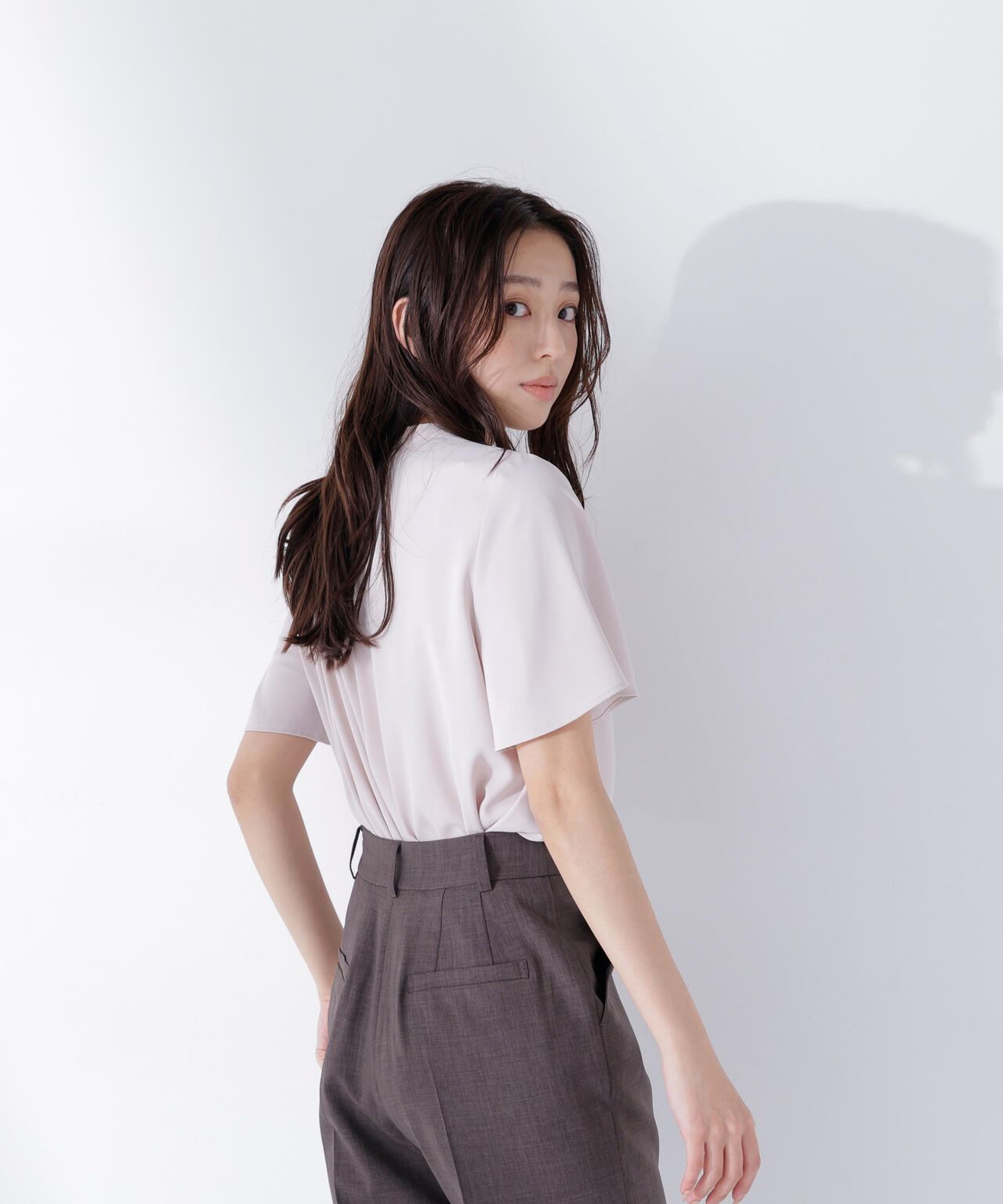 フロントタックフレアスリーブブラウス | NATURAL BEAUTY BASIC