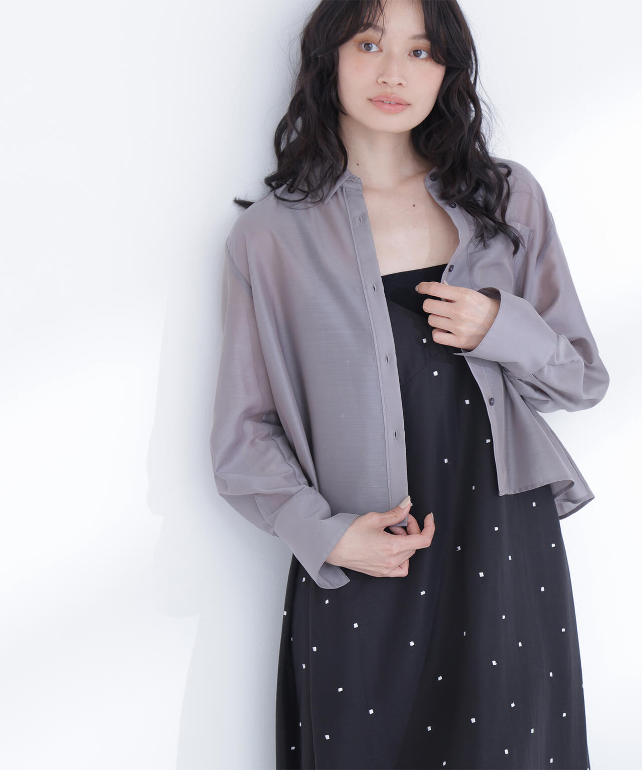 シアークロップドシャツ | NATURAL BEAUTY BASIC（ナチュラル