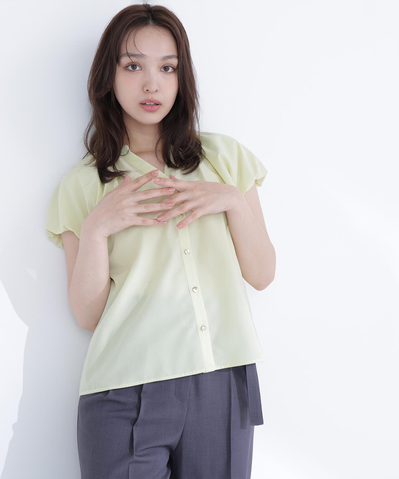 バルーンスリーブブラウス | NATURAL BEAUTY BASIC（ナチュラル