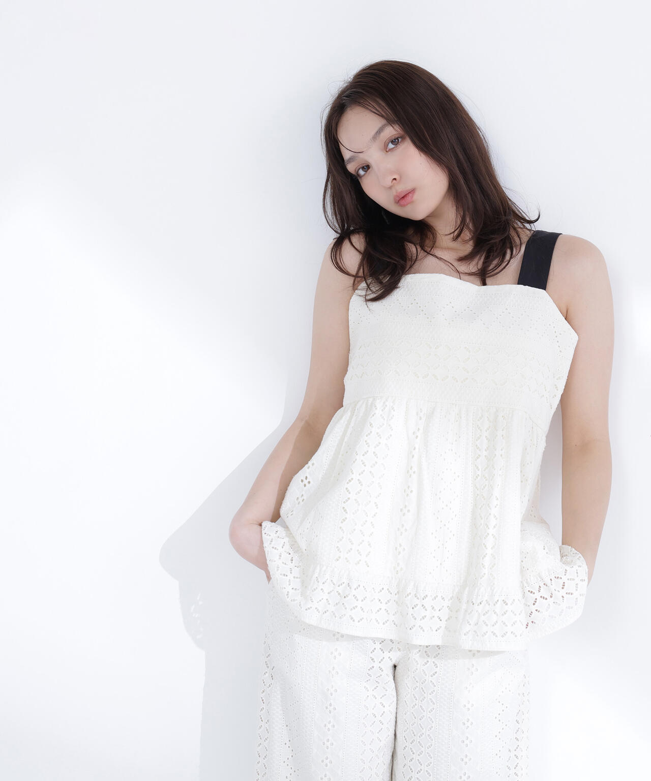 パッチワークレース SETUP キャミソール | NATURAL BEAUTY BASIC