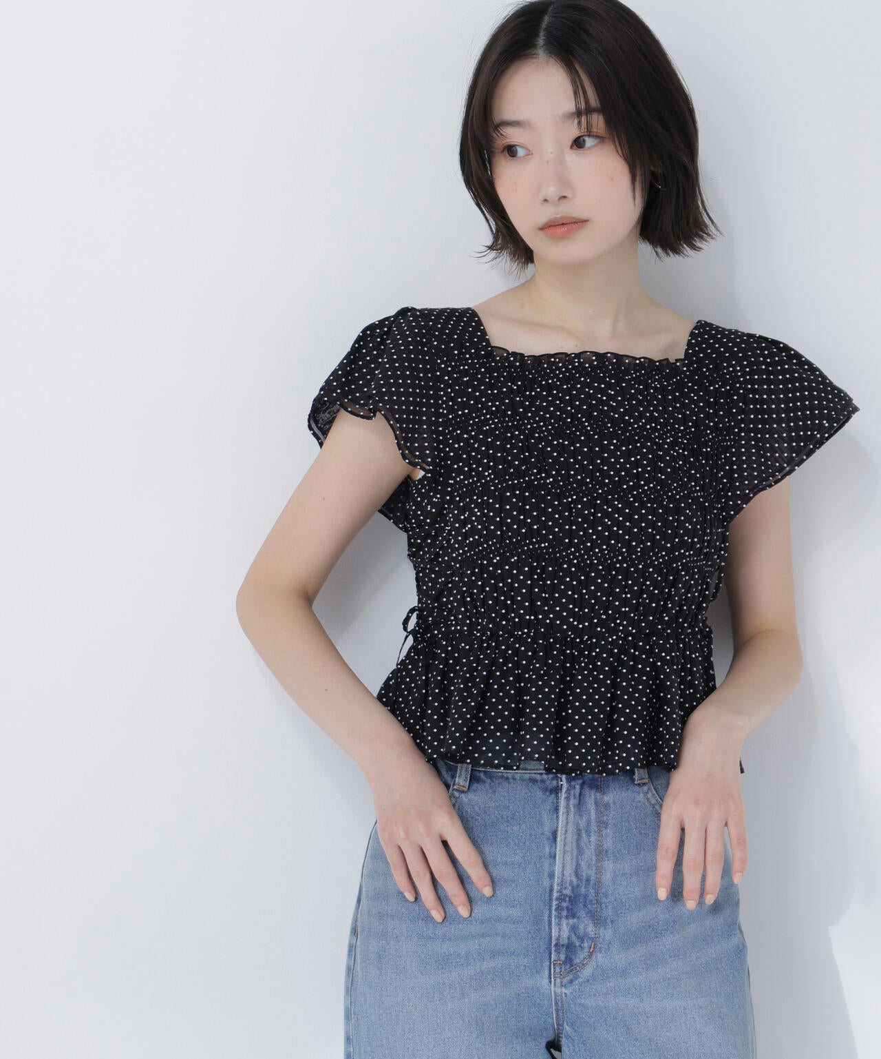 168cm B:78 W:57 H:87 着用サイズ：FR