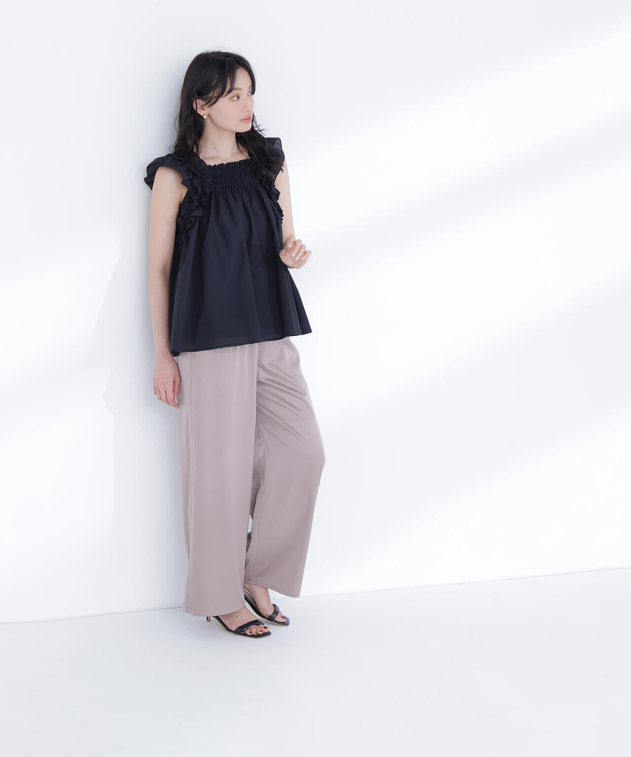 フリルスリーブチュニック | NATURAL BEAUTY BASIC（ナチュラル