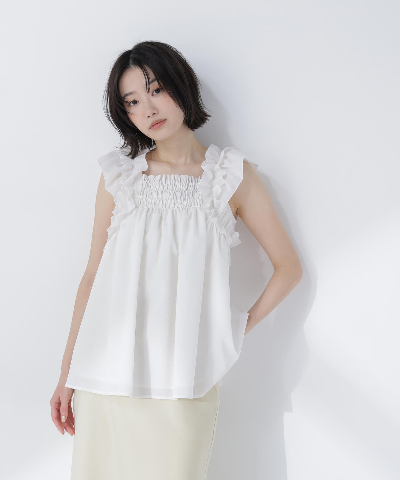 168cm B:78 W:57 H:87 着用サイズ：FR