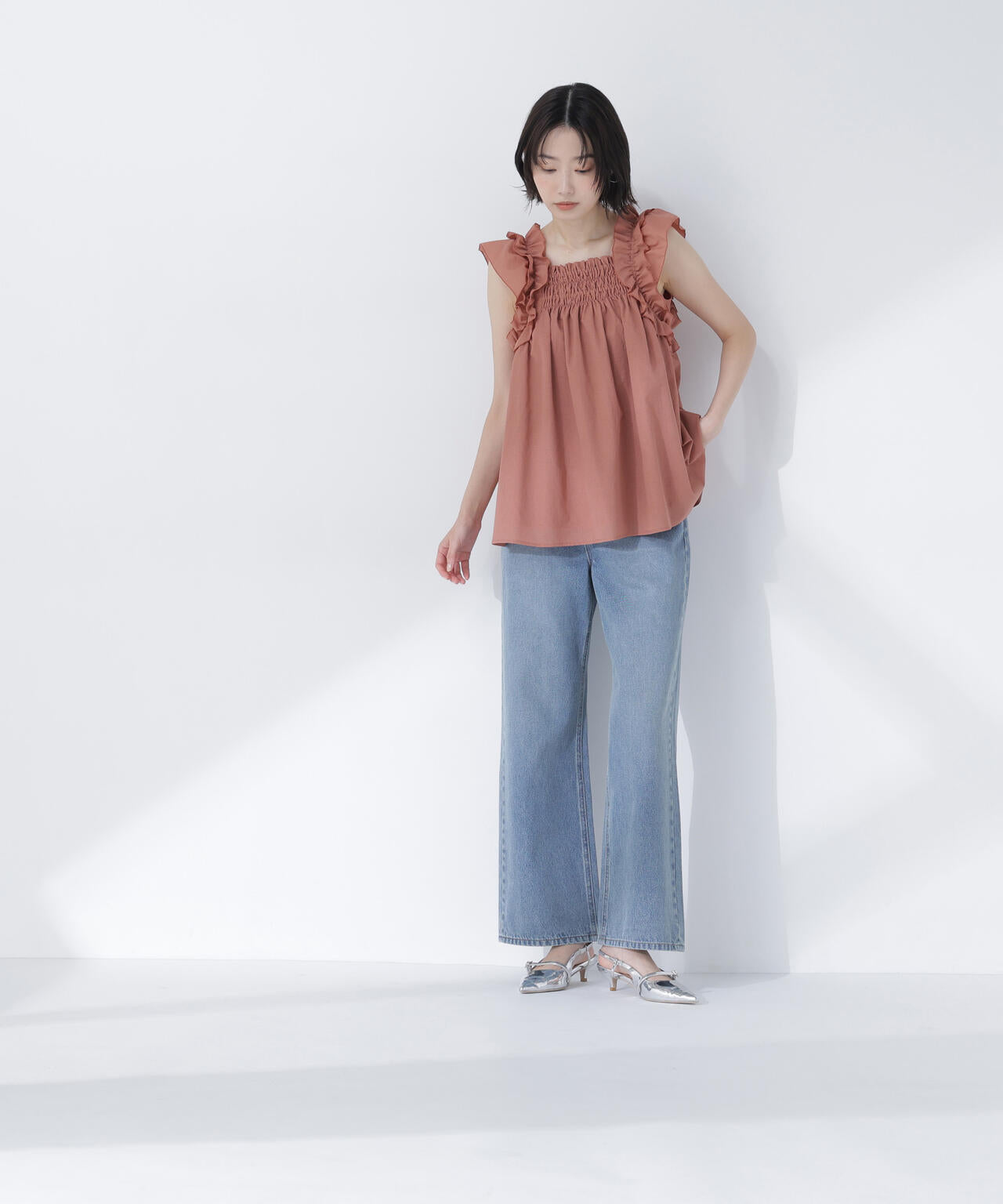 168cm B:78 W:57 H:87 着用サイズ：FR