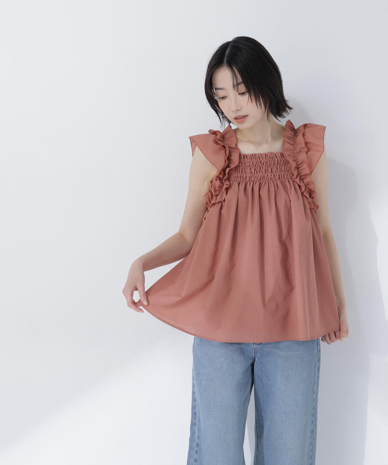 168cm B:78 W:57 H:87 着用サイズ：FR