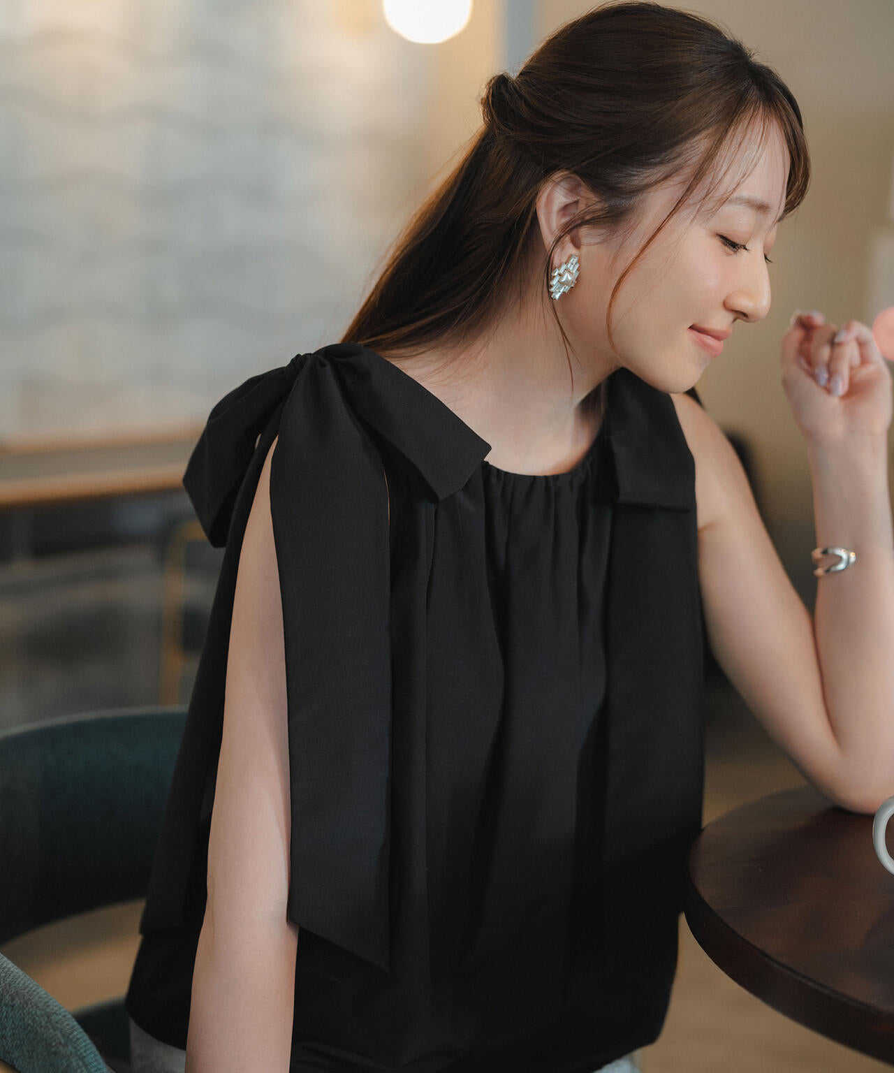 sweet掲載】【ちょうど、いい服】ときめき♡リボンブラウス | NATURAL