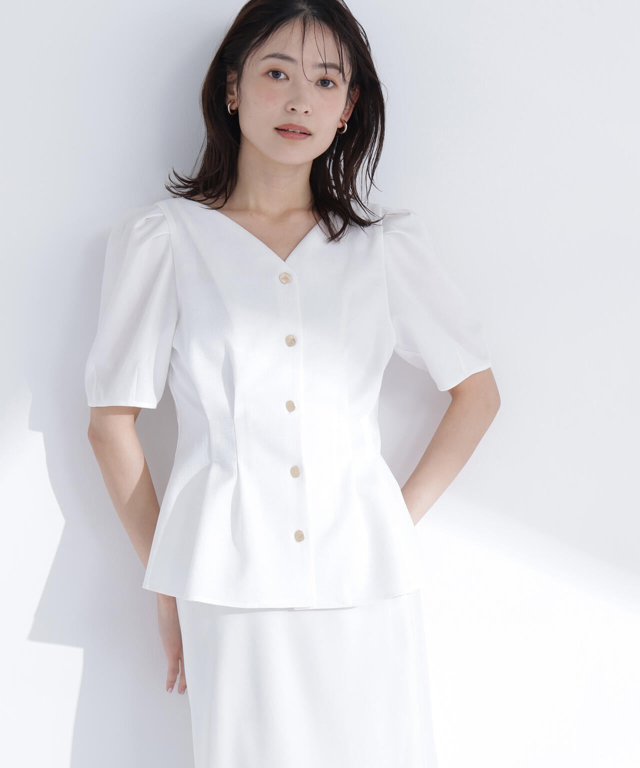 ウエストタックブラウス | NATURAL BEAUTY BASIC（ナチュラル