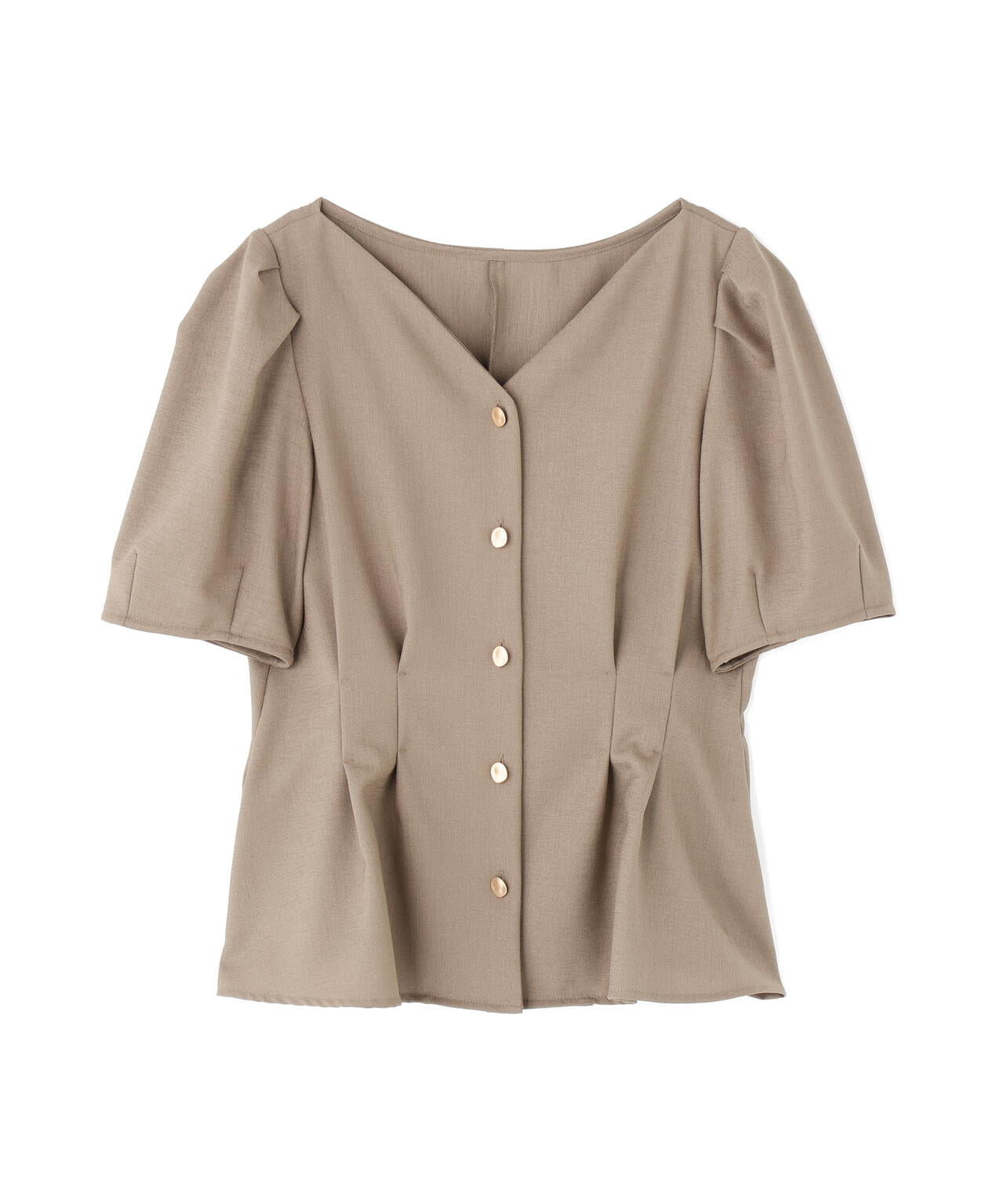 【NATURAL BEAUTY BASIC】ウエスト切替タックシャツ NATURAL BEAUTY BASIC（ナチュラルビューティーベーシック）の