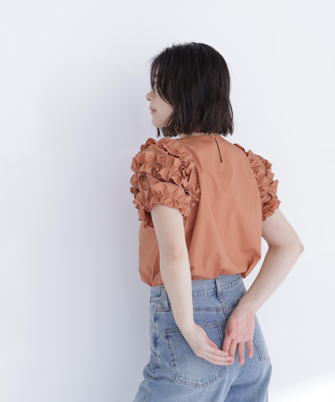 ティアードフリルスリーブブラウス | NATURAL BEAUTY BASIC