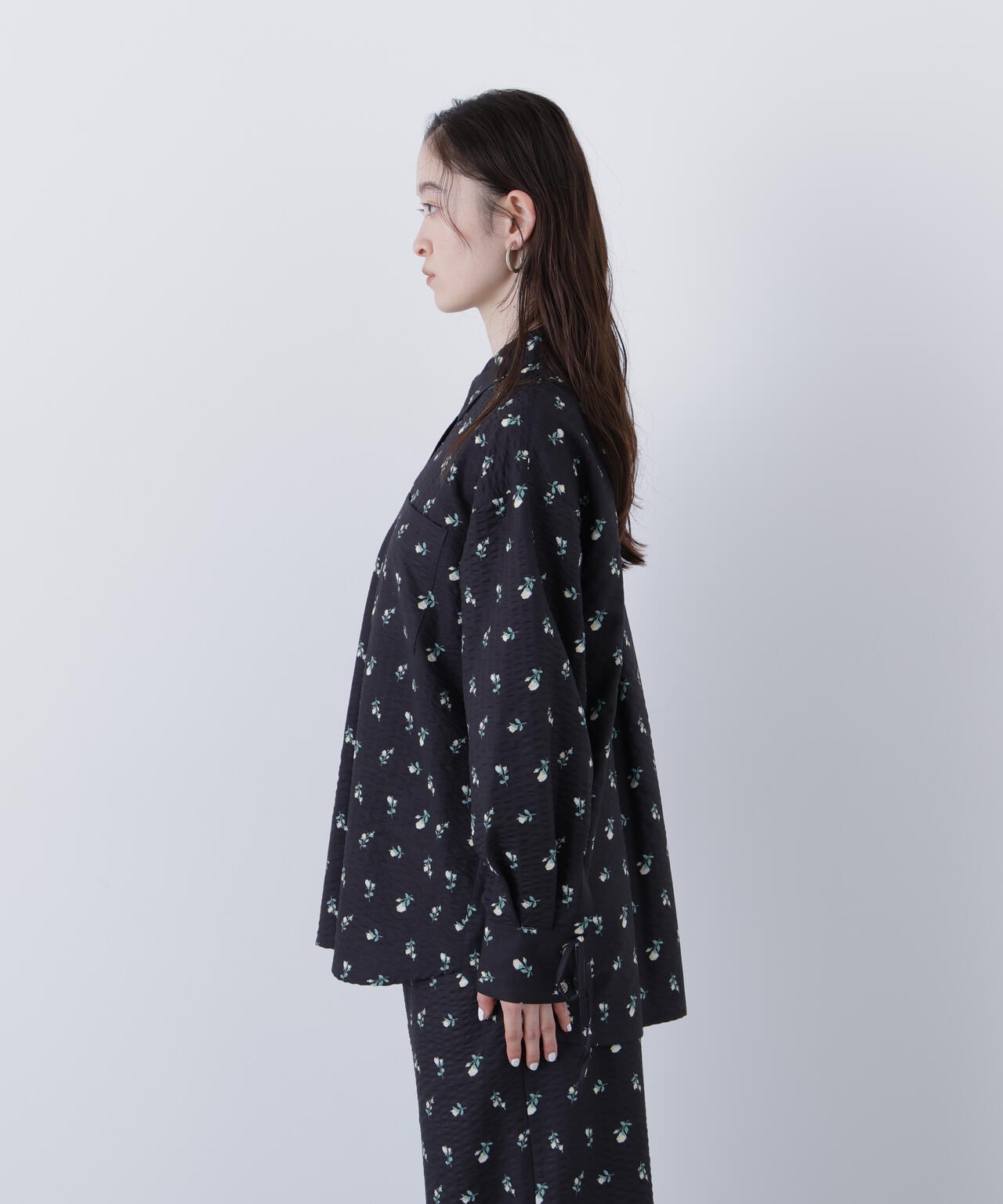 フラワープリント SETUP シャツ