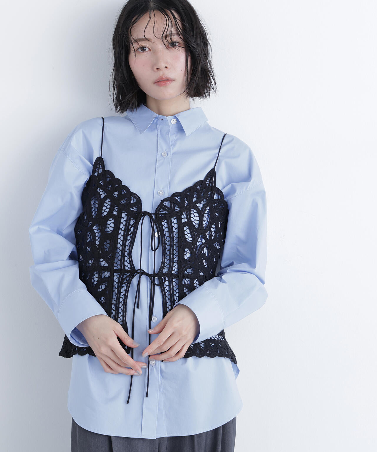 baserange ビスチェ バテンレースビスチェ | N. Natural Beauty Basic*（エヌ ナチュラル