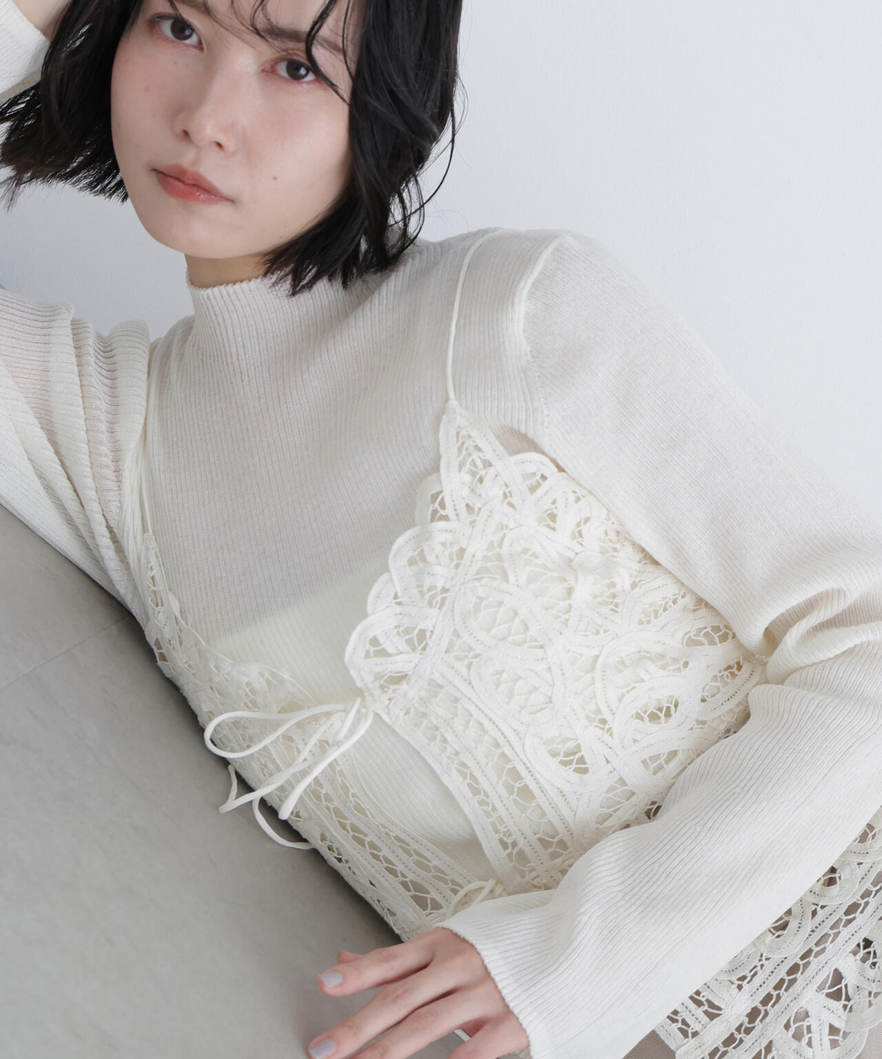 バテンレースビスチェ | N. Natural Beauty Basic*（エヌ ナチュラル