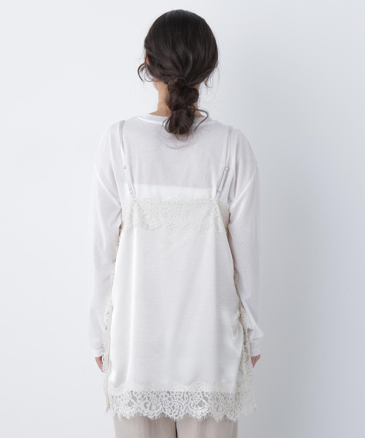 サテンレースキャミソール | N. Natural Beauty Basic*（エヌ