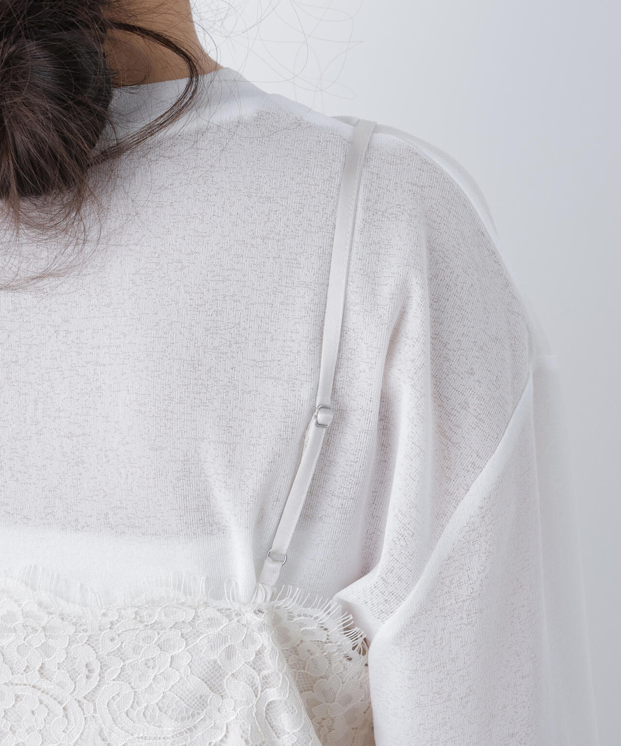 サテンレースキャミソール | N. Natural Beauty Basic*（エヌ