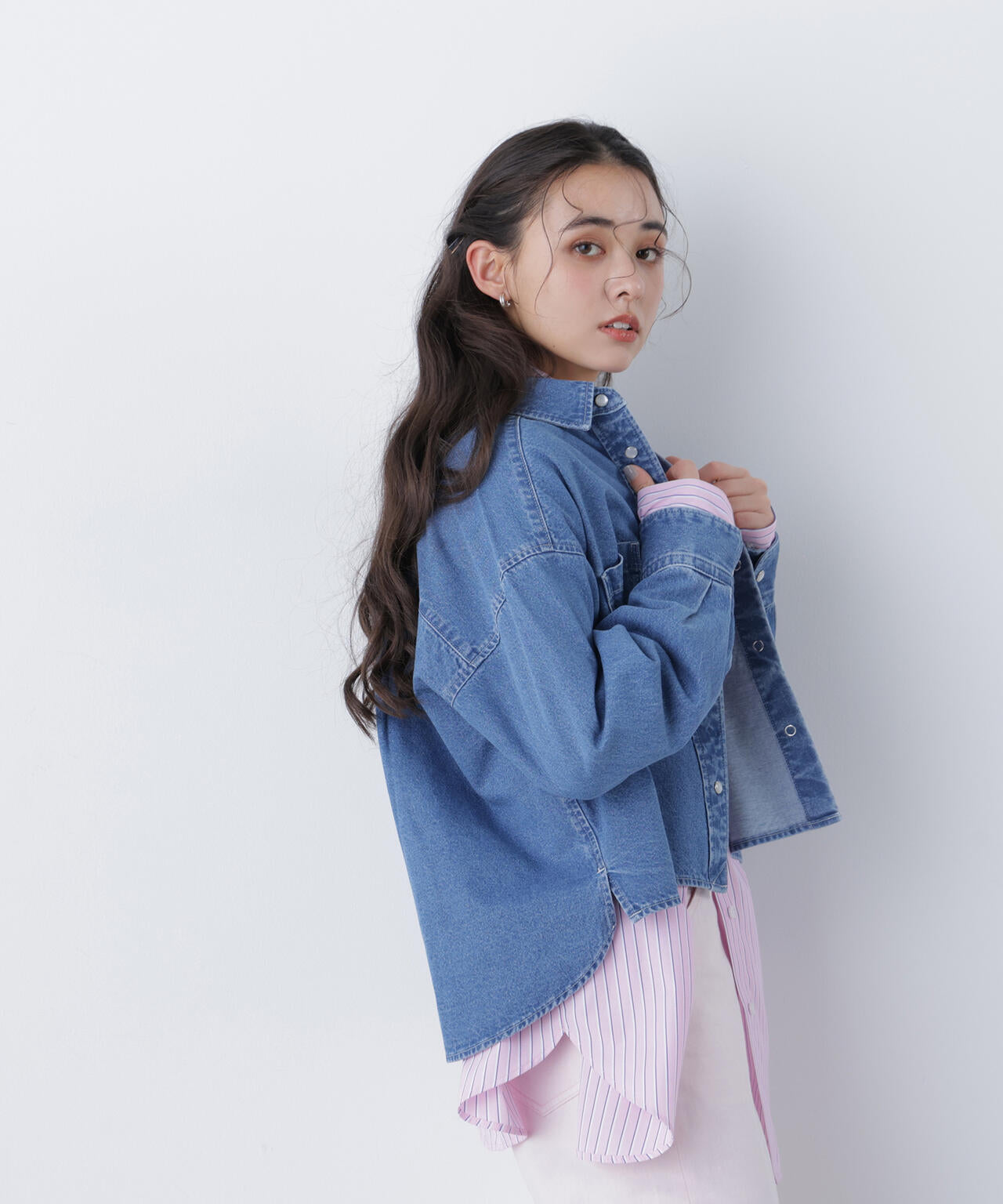 クロップドデニムシャツ | N. Natural Beauty Basic*（エヌ ナチュラル