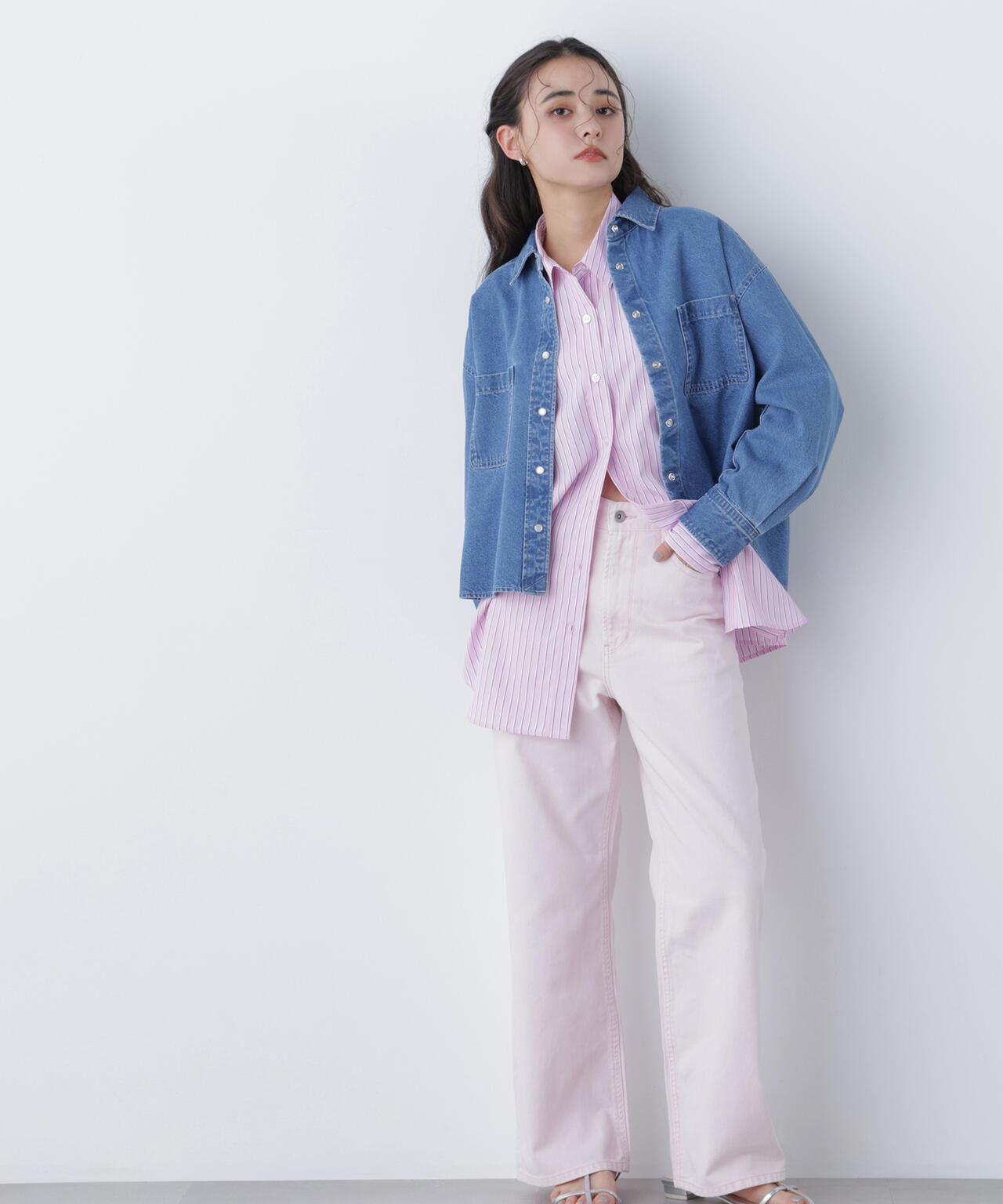 クロップドデニムシャツ | N. Natural Beauty Basic*（エヌ ナチュラル