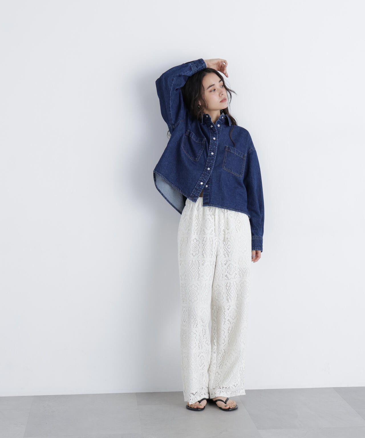 クロップドデニムシャツ | N. Natural Beauty Basic*（エヌ ナチュラル