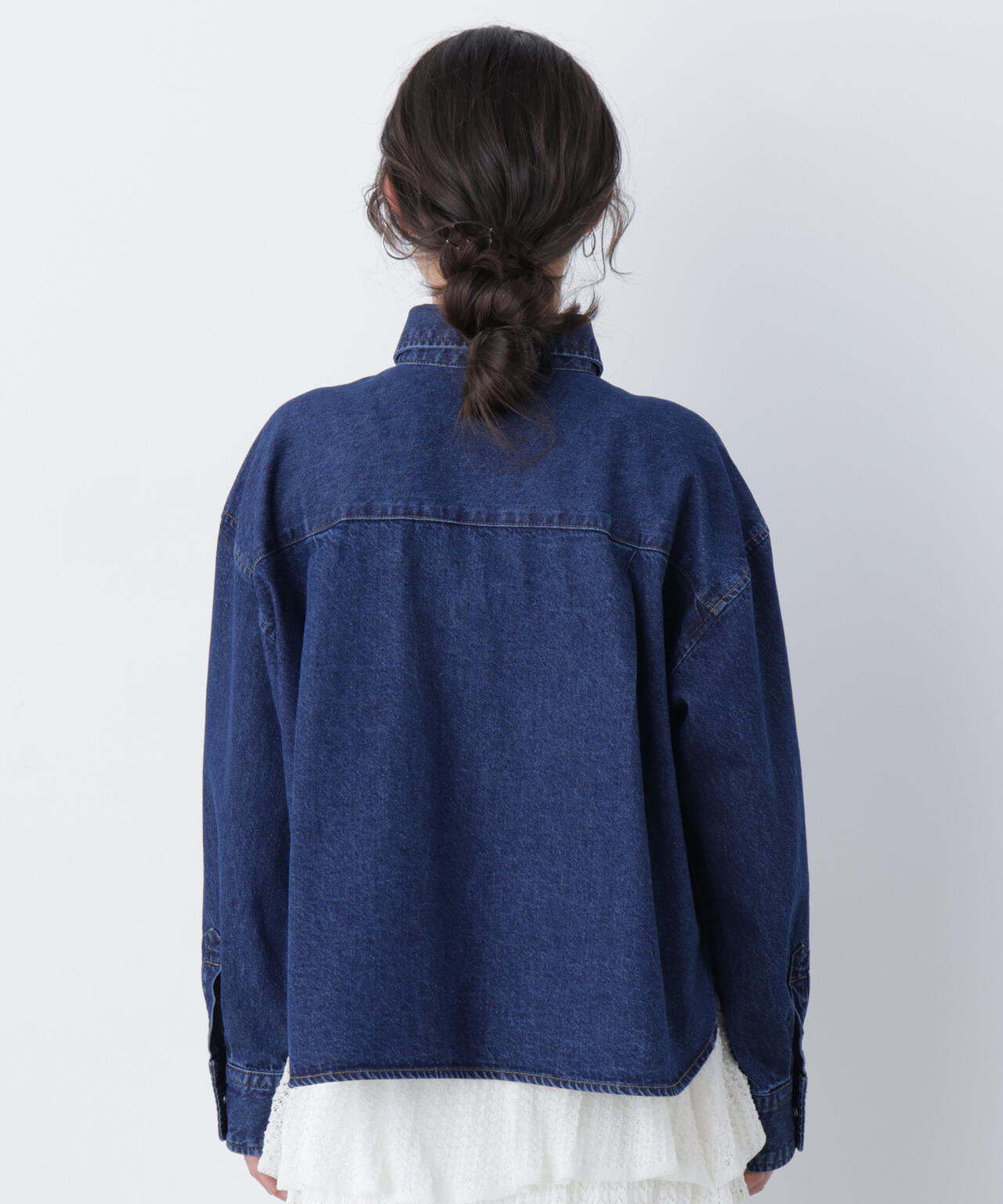 クロップドデニムシャツ | N. Natural Beauty Basic*（エヌ ナチュラル