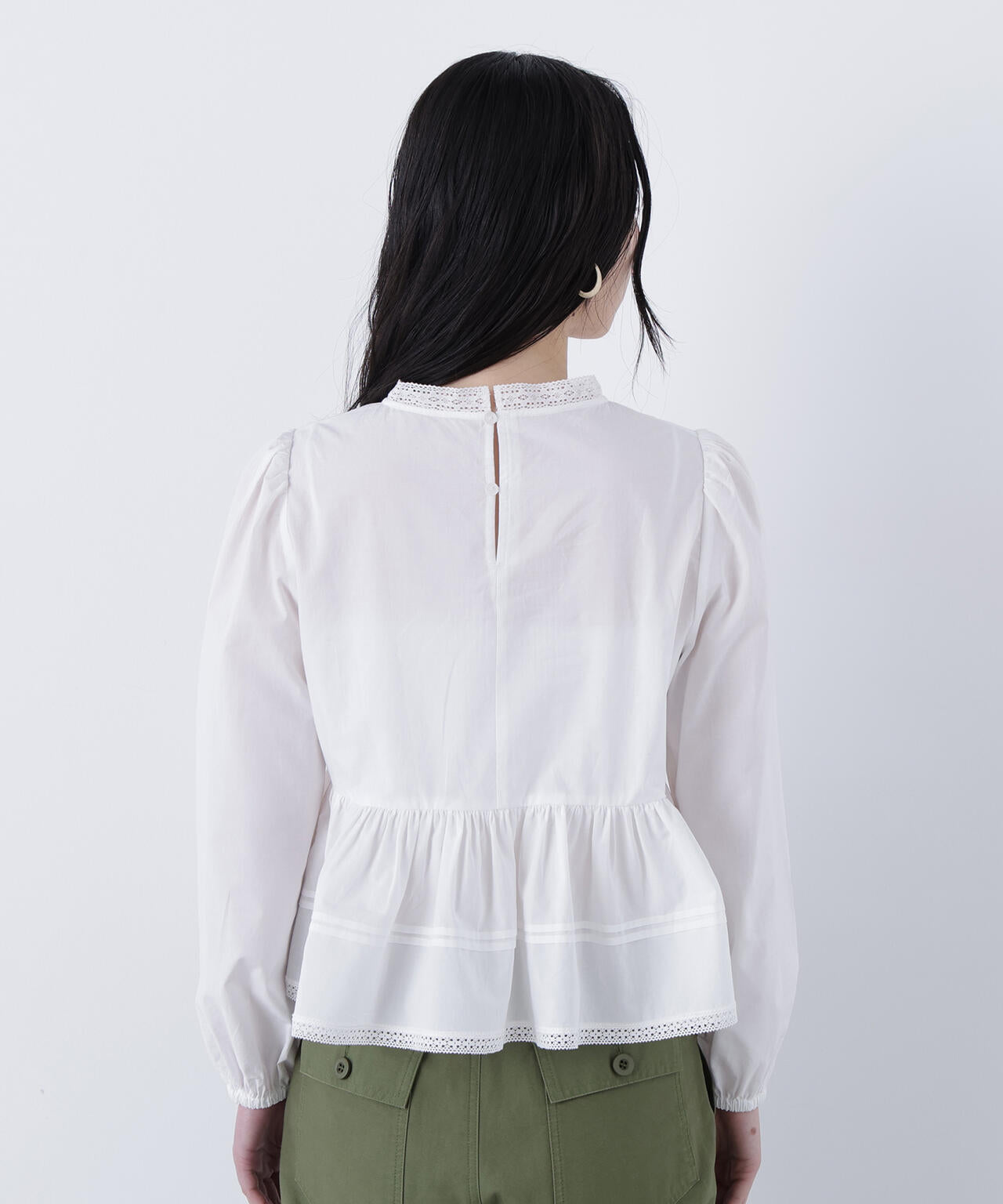 コットンレースブラウス | N. Natural Beauty Basic*（エヌ ナチュラル