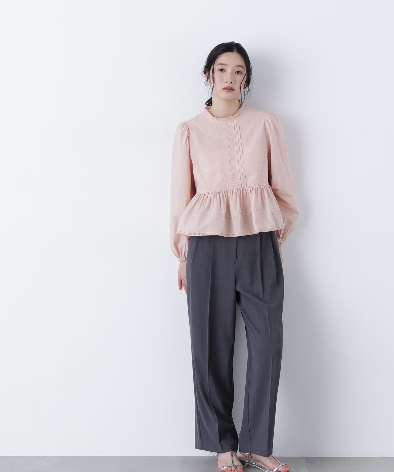 コットンレースブラウス | N. Natural Beauty Basic*（エヌ ナチュラル