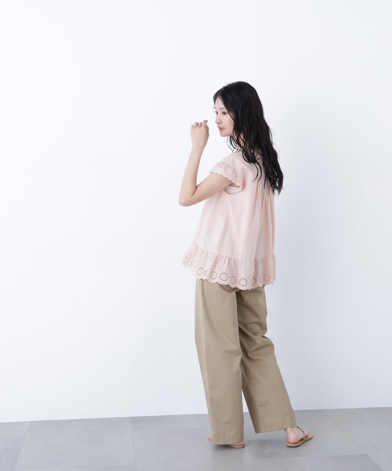 コットン刺繍ブラウス | N. Natural Beauty Basic*（エヌ ナチュラル