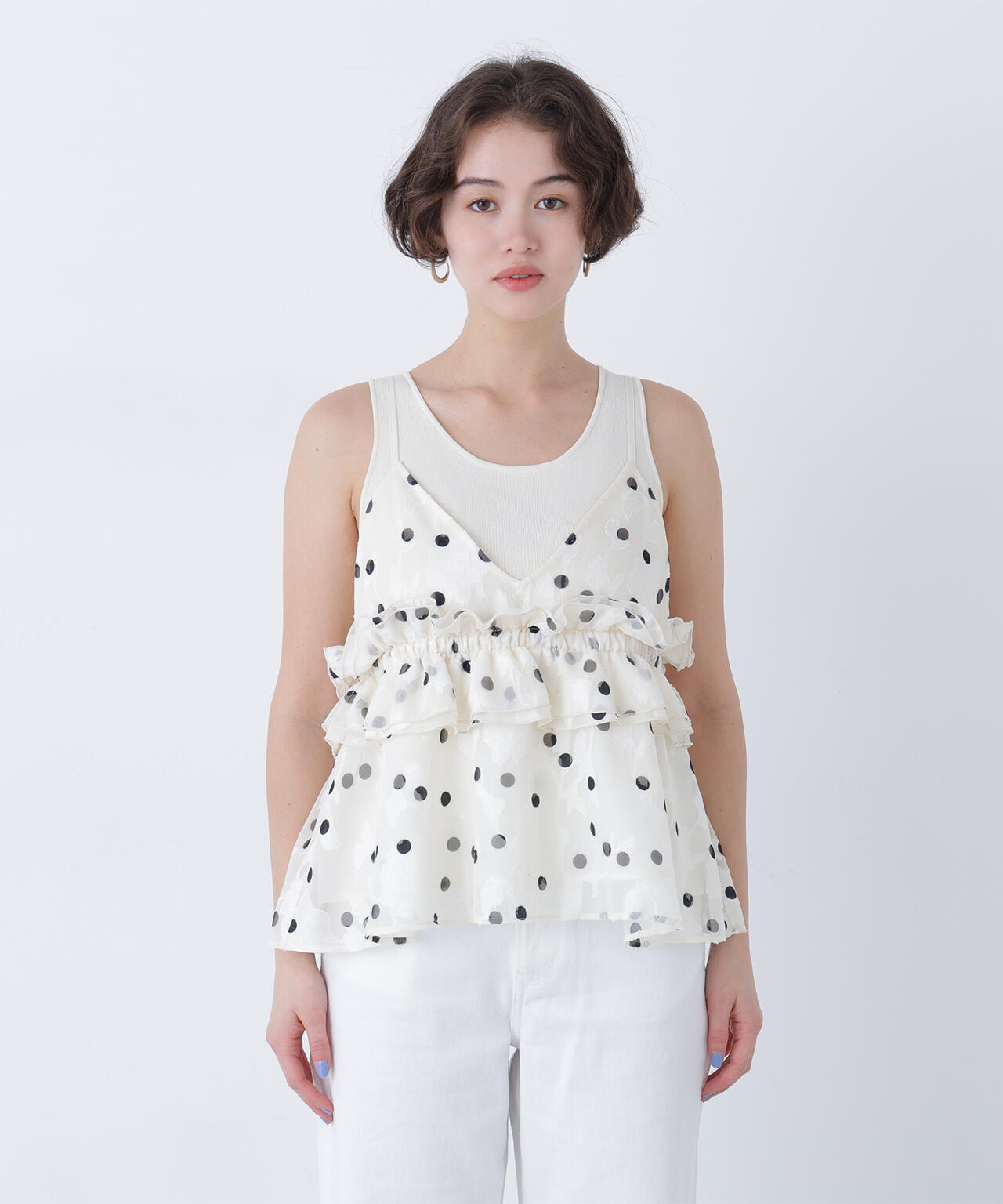 【Ｎ】ドットキャミビスチェ