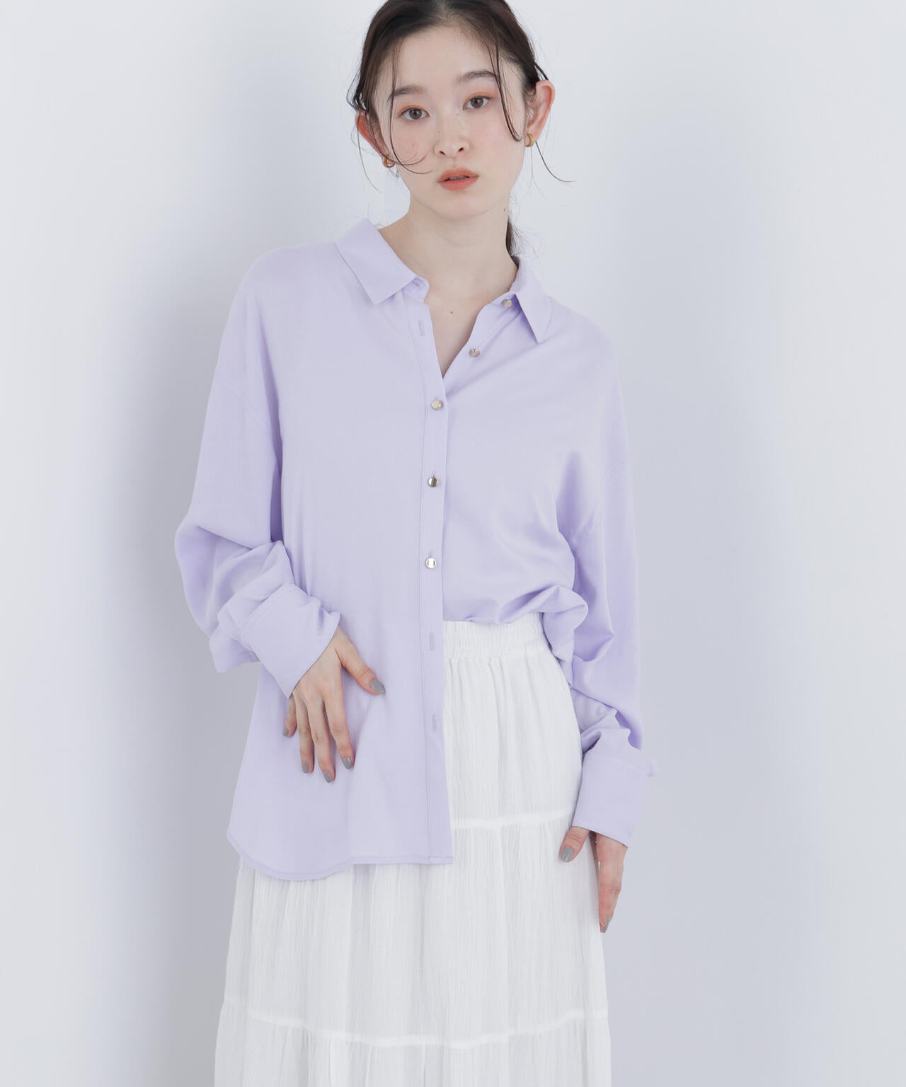 TOKYO WEEKLY JOURNAL リネンブレンドシャツ FUDGE掲載＞リネンブレンドシャツ | N. Natural Beauty Basic*（エヌ