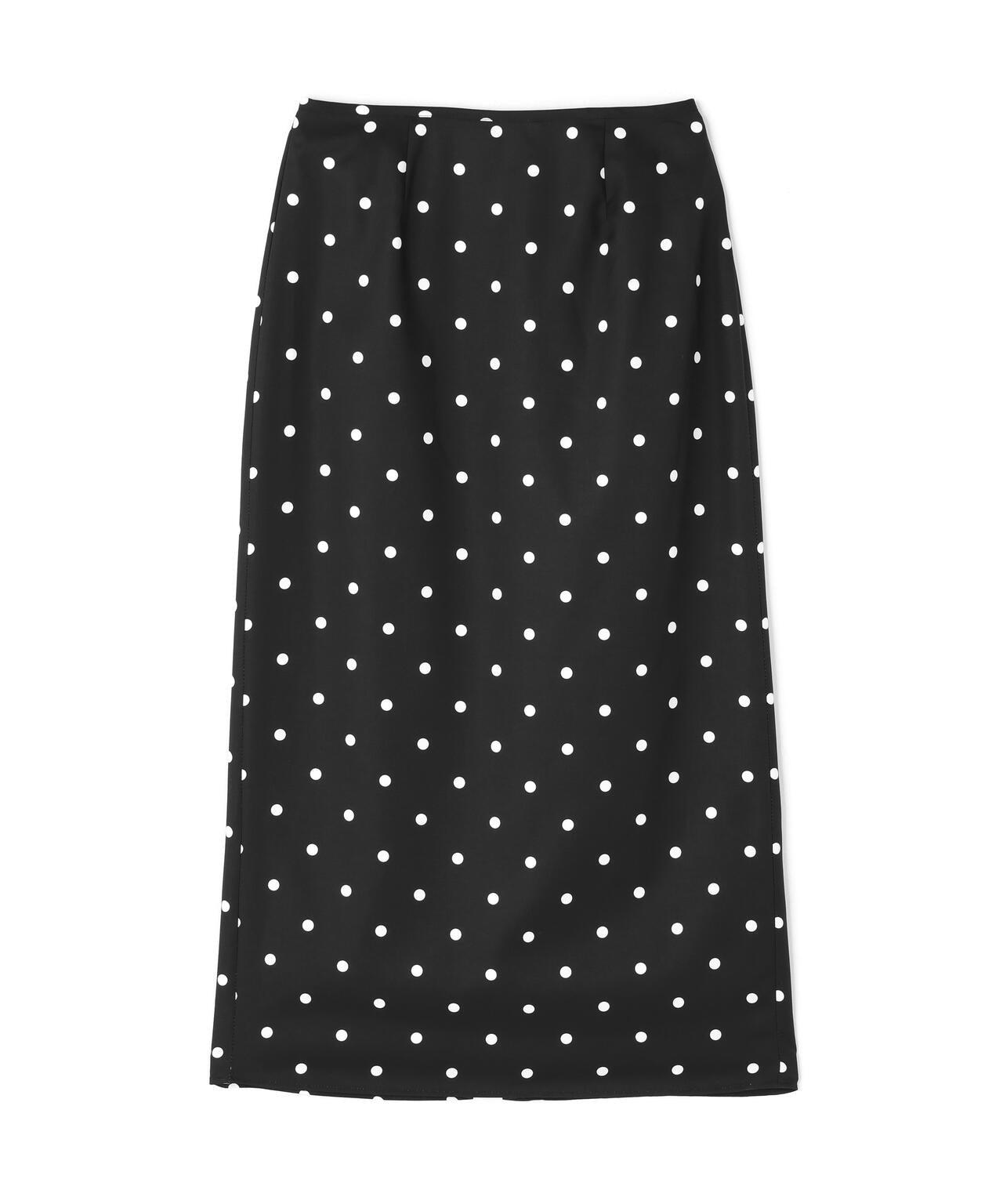 【有楽町マルイ・mix.tokyo 限定カラー：ブラウンベース】ドットサテンタイトスカート