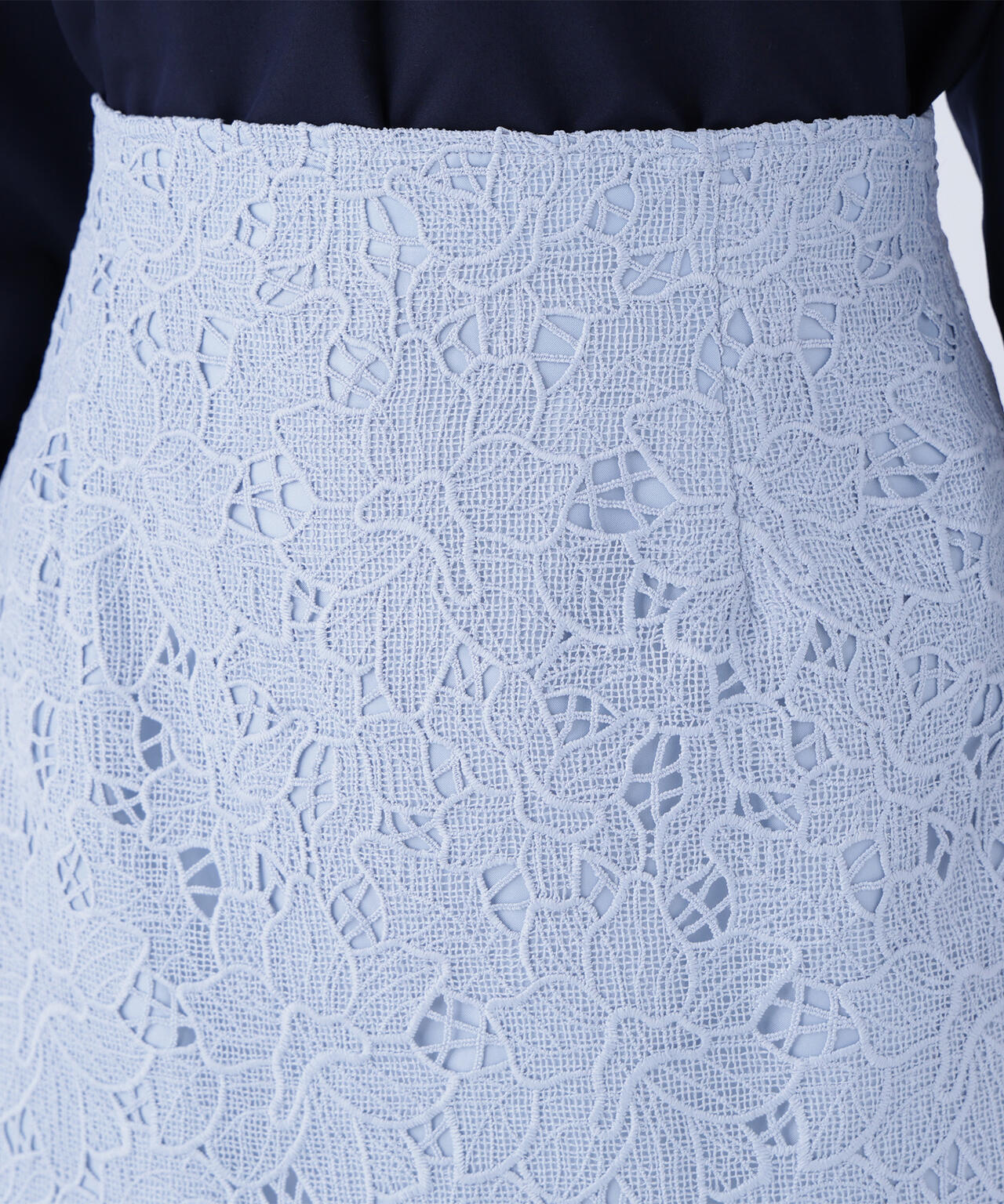 フラワーレースタイトスカート