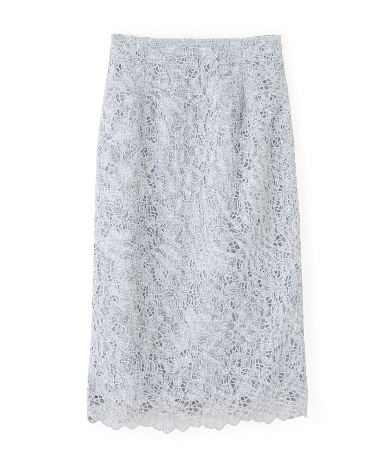 フラワーレースタイトスカート