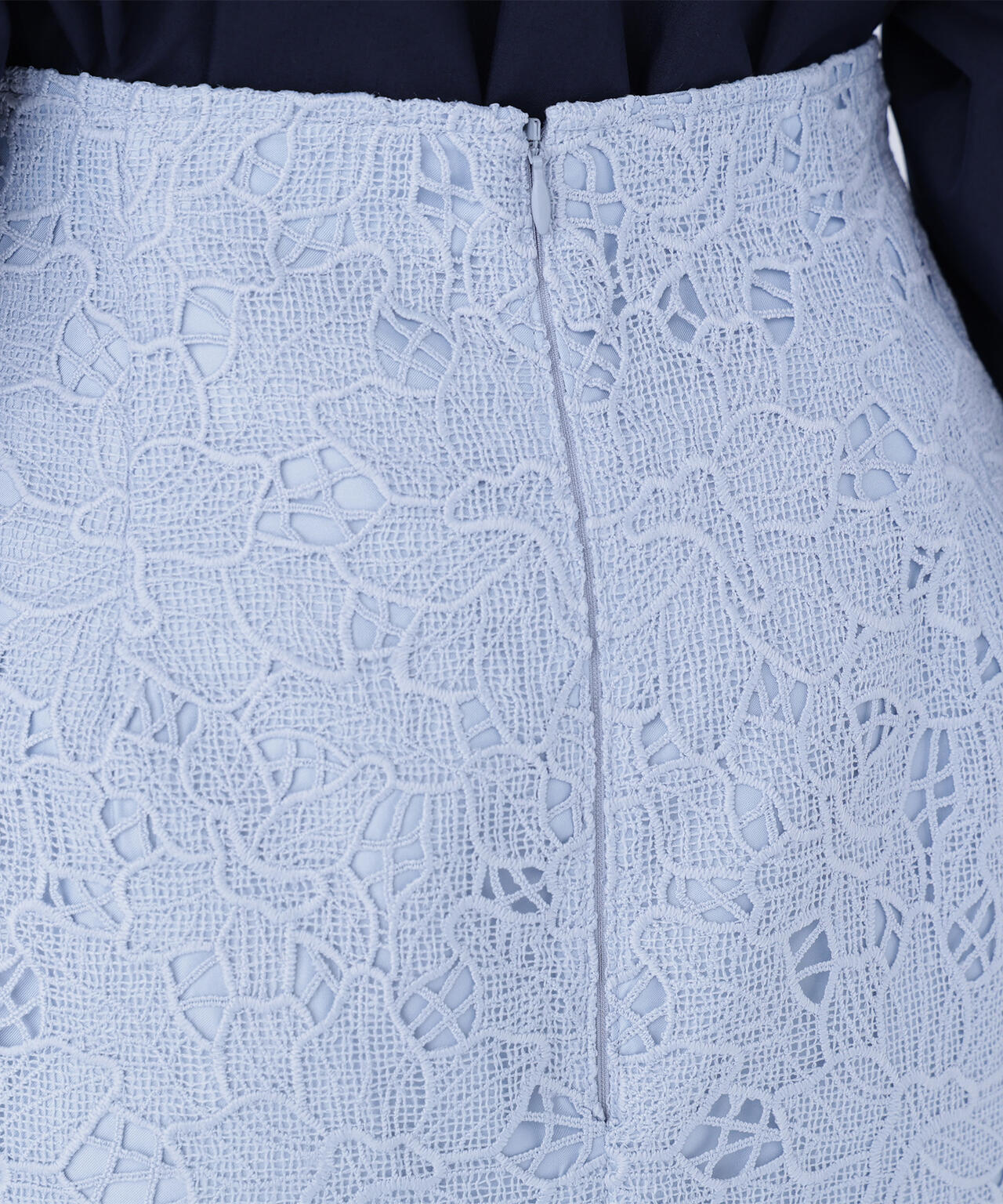 フラワーレースタイトスカート