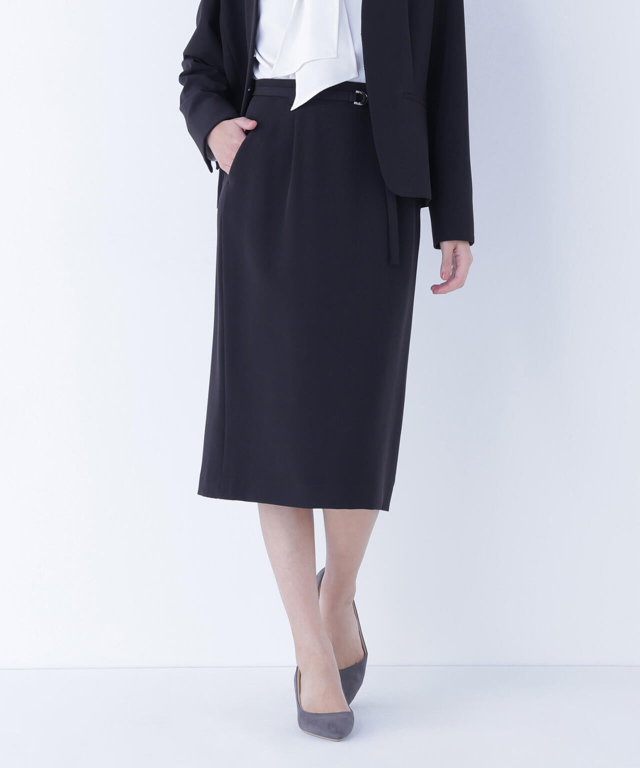 ダブルクロスストレッチ SETUP タイトスカート