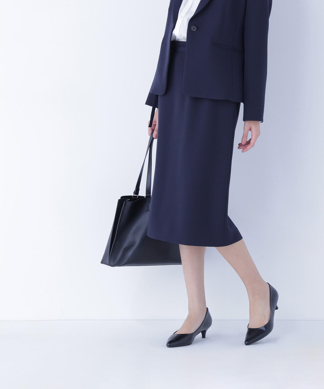 ナチュラルビューティーベーシック（NATURAL BEAUTY BASIC）/ダブルクロスストレッチ SETUP タイトスカート ダブルクロスストレッチ SETUP タイトスカート | NATURAL BEAUTY BASIC