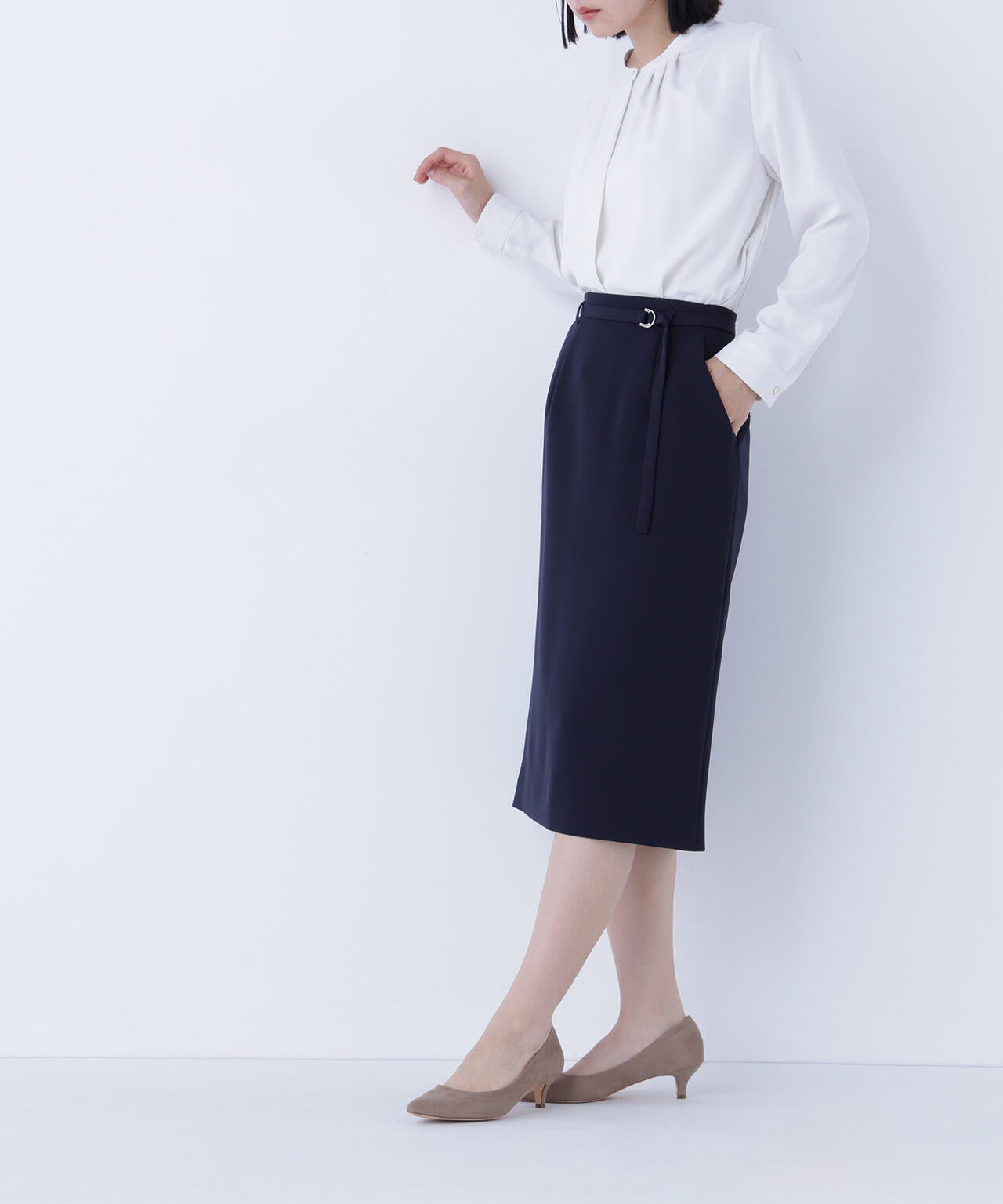 ダブルクロスストレッチ SETUP タイトスカート