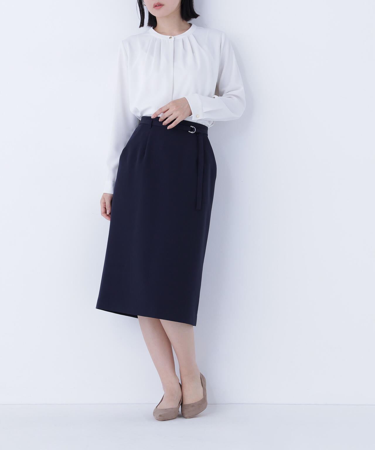 ダブルクロスストレッチ SETUP タイトスカート