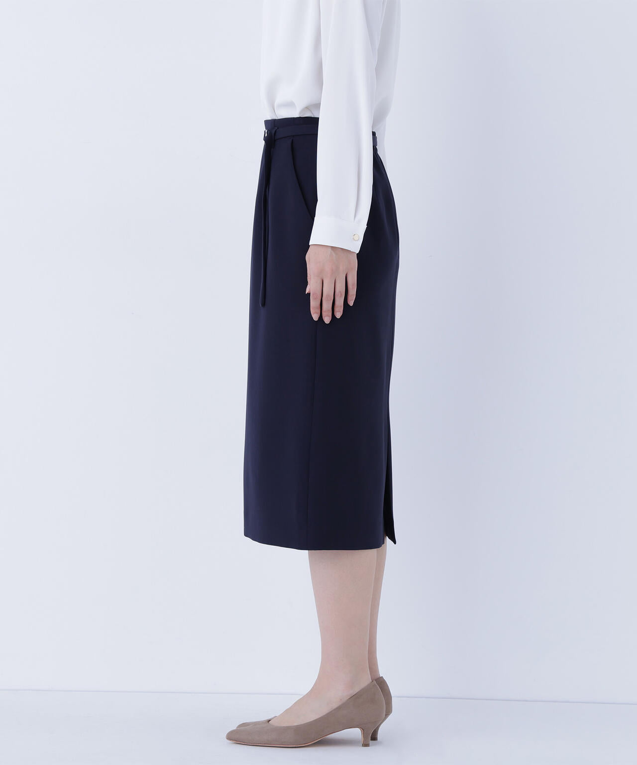 ダブルクロスストレッチ SETUP タイトスカート | NATURAL BEAUTY BASIC