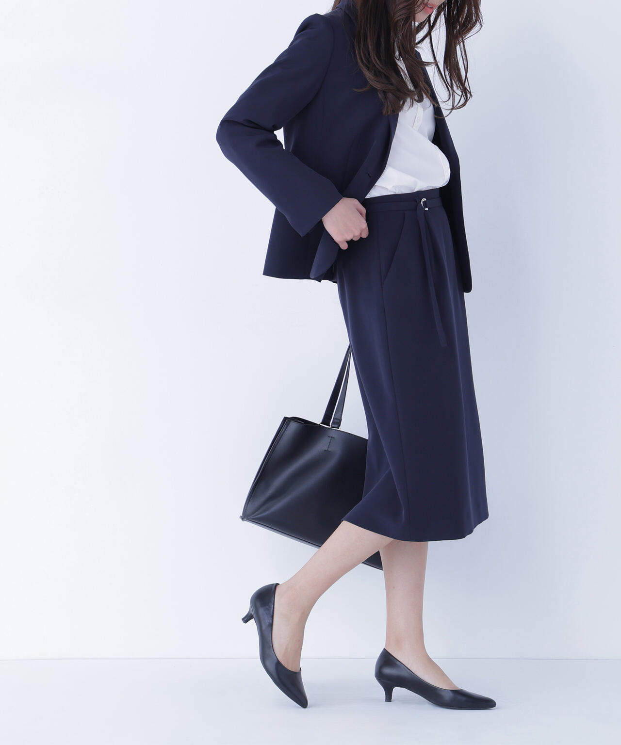 ダブルクロスストレッチ SETUP タイトスカート | NATURAL BEAUTY BASIC