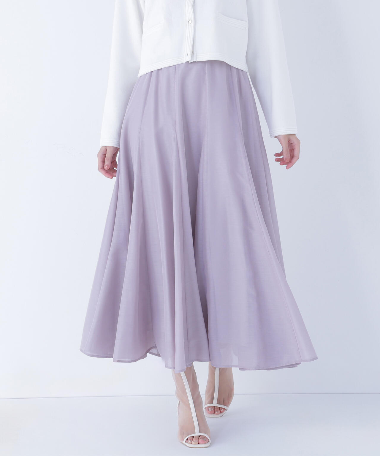 シャイニーシアーボイルスカート