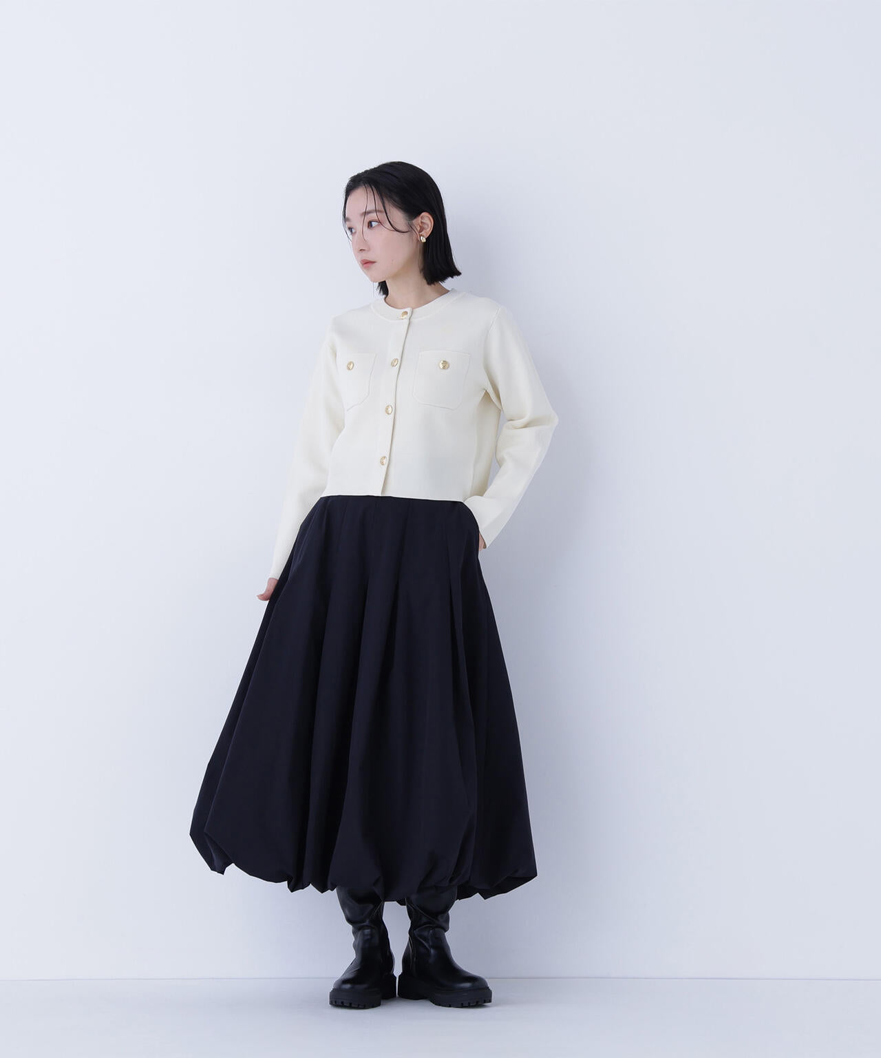 タックバルーンスカート | NATURAL BEAUTY BASIC（ナチュラル