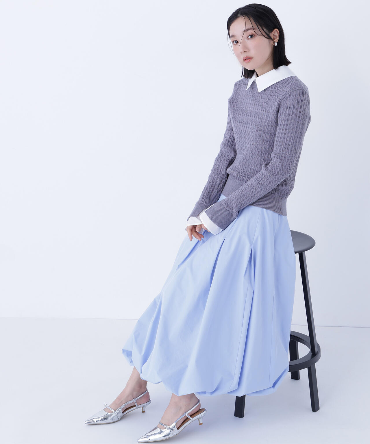 タックバルーンスカート