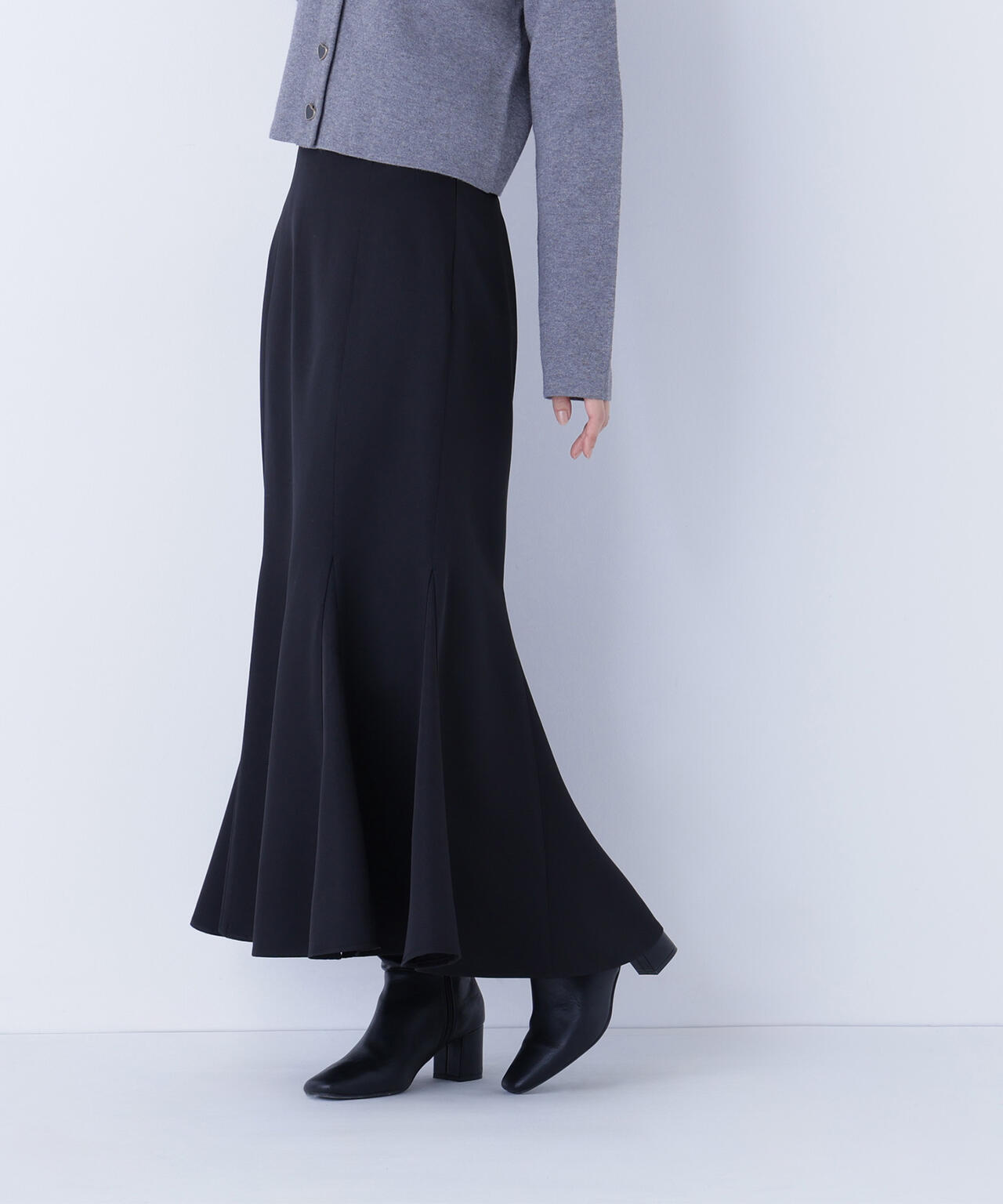 ヘム切替マーメイドスカート