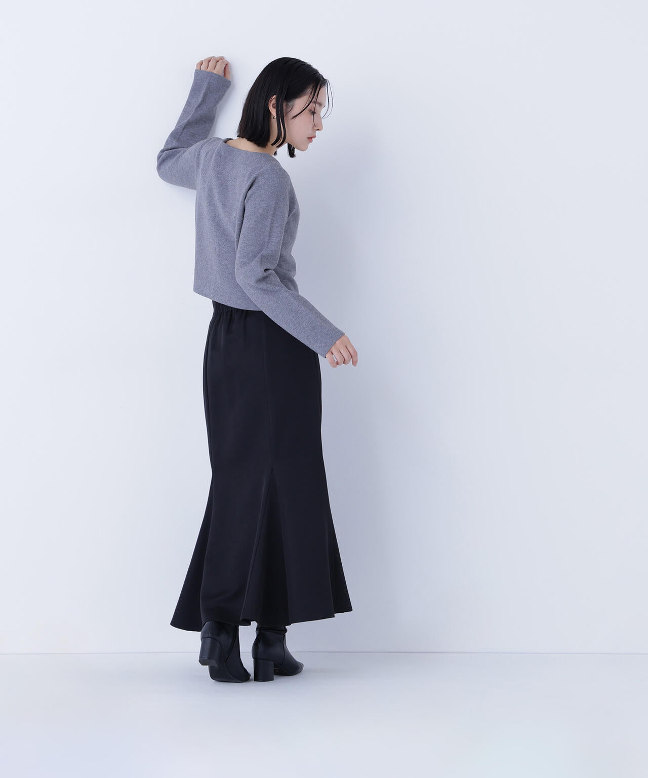 ヘム切替マーメイドスカート