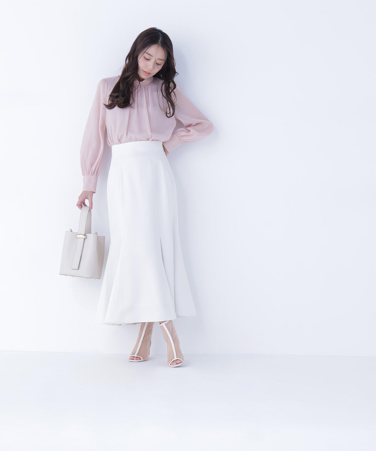 ヘム切替マーメイドスカート | NATURAL BEAUTY BASIC（ナチュラル