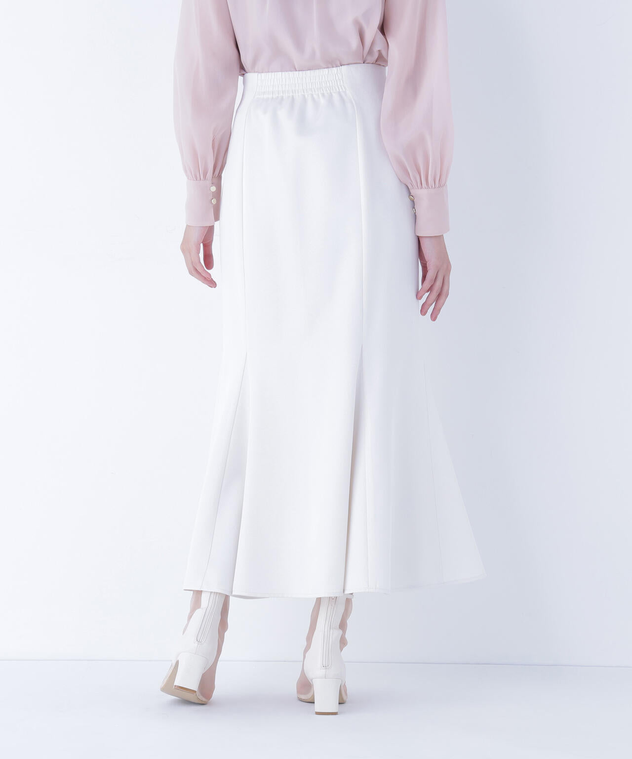 ヘム切替マーメイドスカート