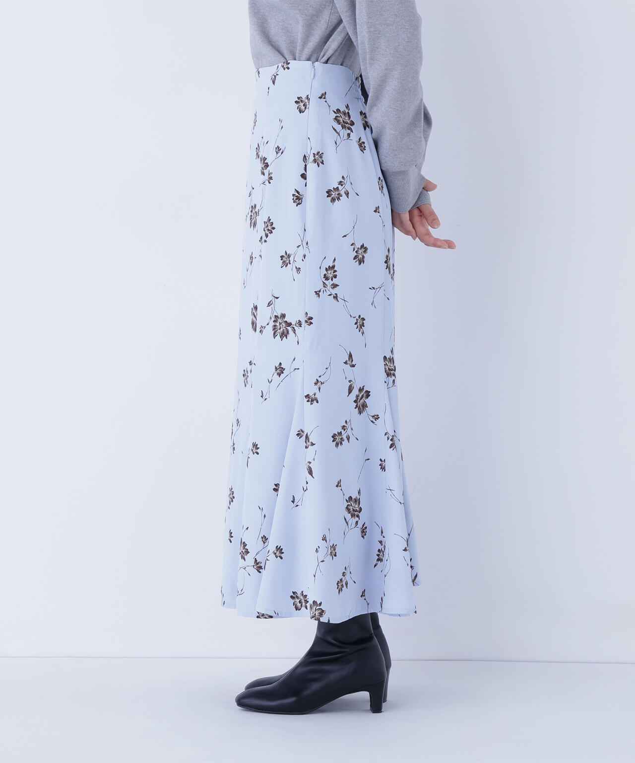 プリントヘム切替マーメイドスカート | NATURAL BEAUTY BASIC