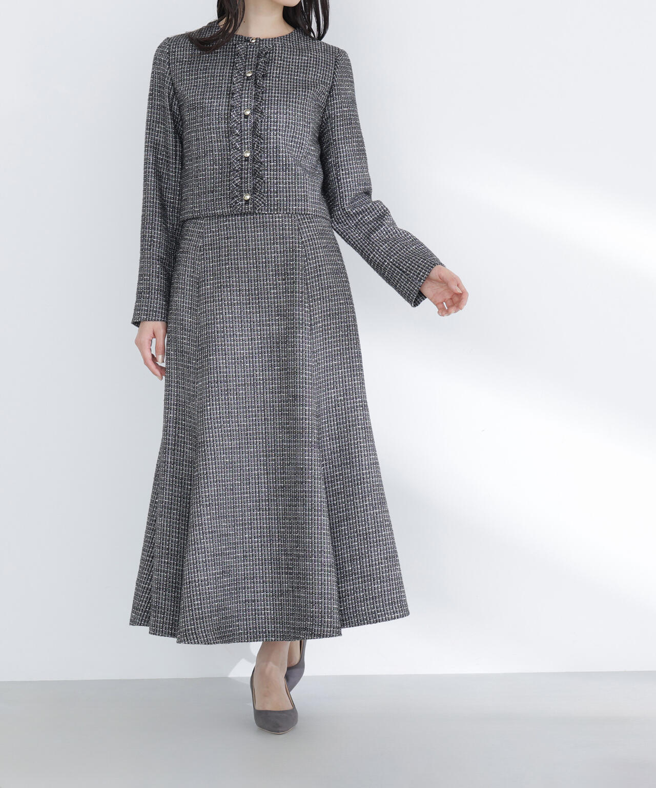 スプリングツイード SETUP スカート