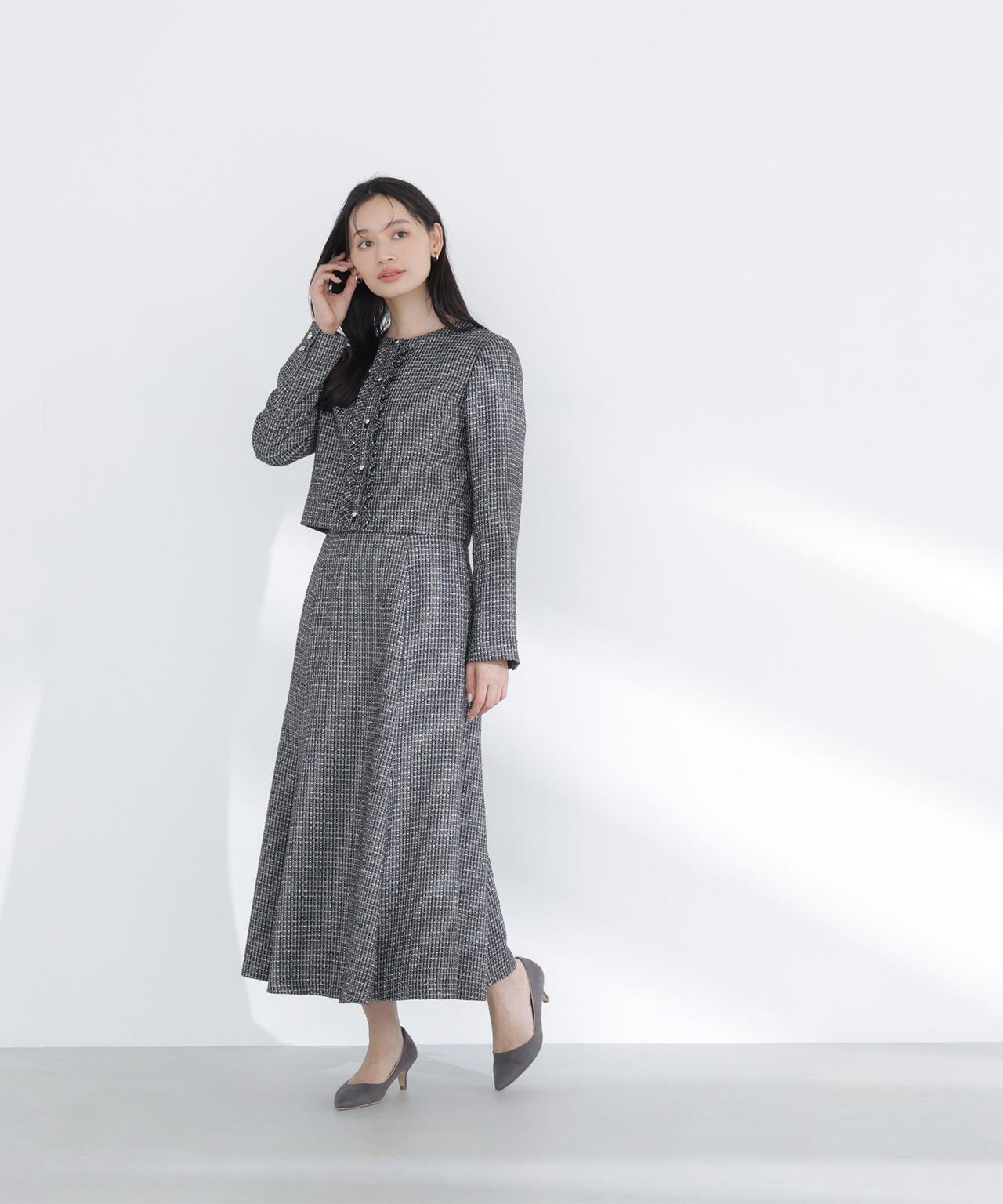 スプリングツイード SETUP スカート